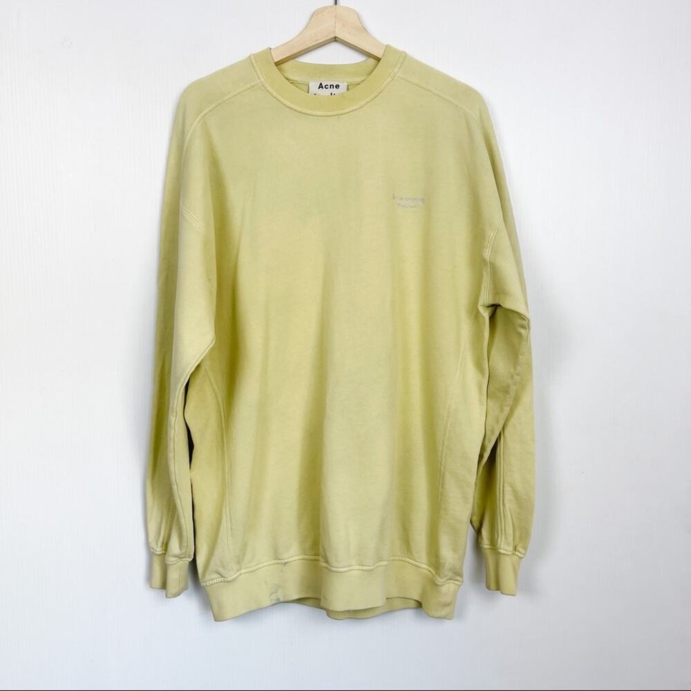 Acne Studios | Wora Yellow Oversized Sweatshirt